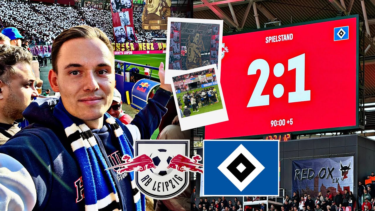 RB LEIPZIG vs HSV Stadionvlog ⚽️🏟️ LEIPZIG SIEGT - aber der HSV zeigt KAMPFGEIST! 💪