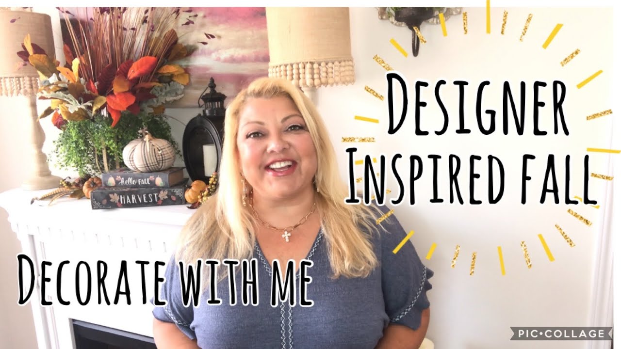 Designer Inspired Fall Vignettes (Decorate with Me)