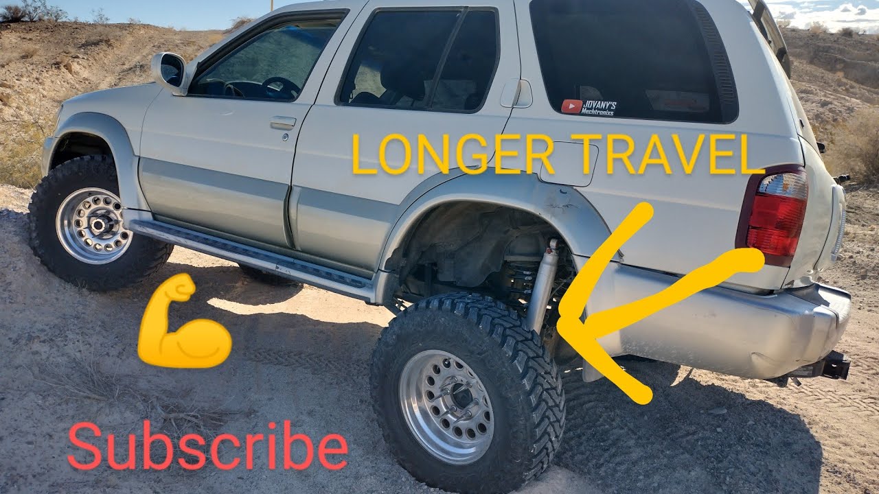Infiniti QX4 R50 gets long travel shocks
