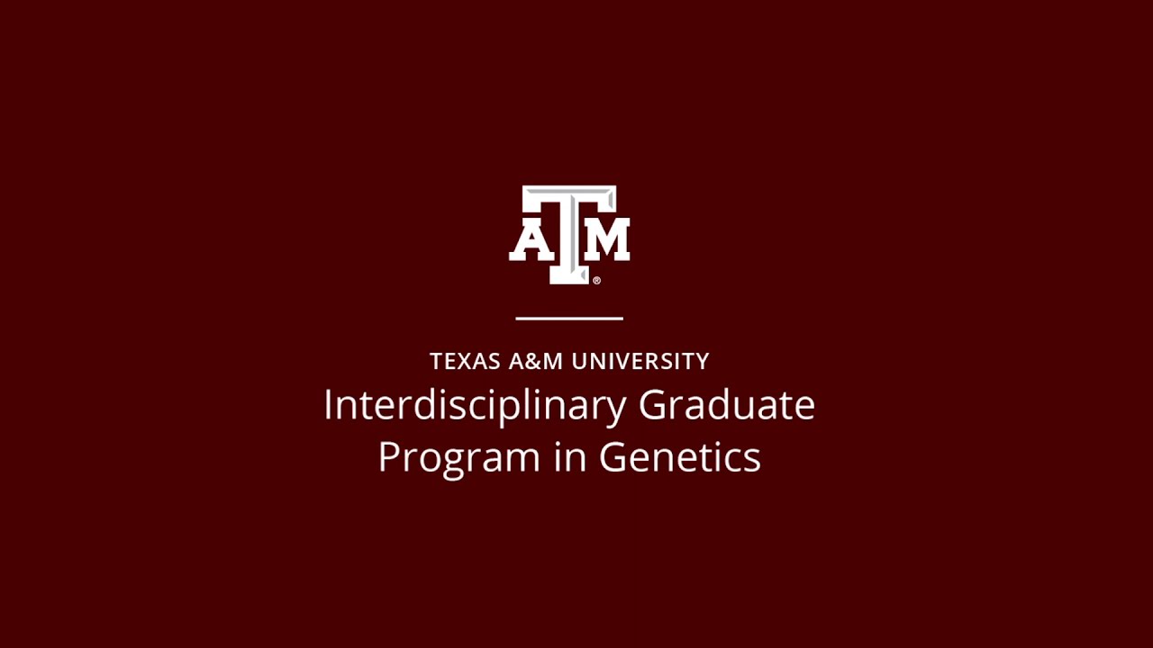 Texas A&M Genetics PhD Program Overview