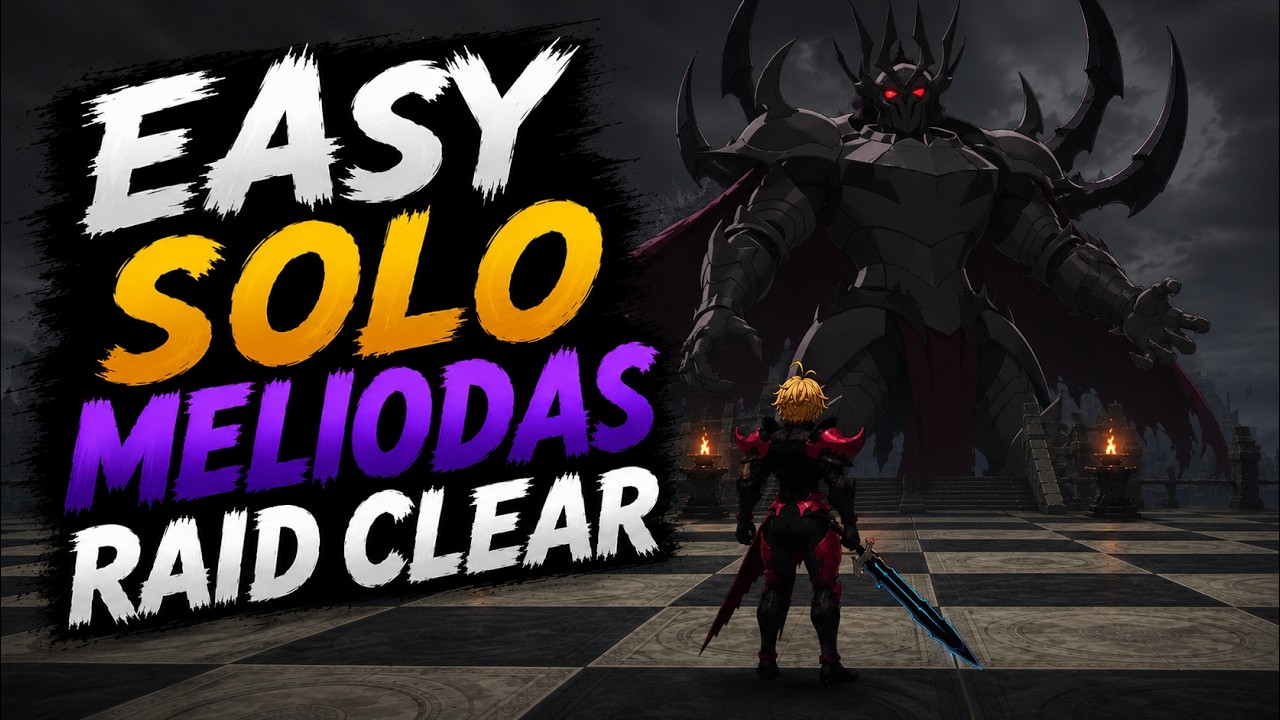 How to Clear Taranis Sanctuary Raid SOLO with Meliodas | The Seven Deadly Sins: Origin