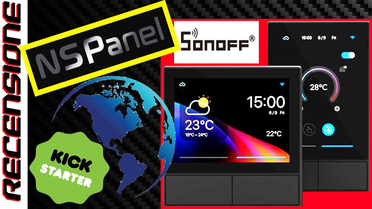 Вы готовы ? ОБЗОР 🌏 Превью во всем мире Sonoff NSpanel Smart Scene Wall Switch