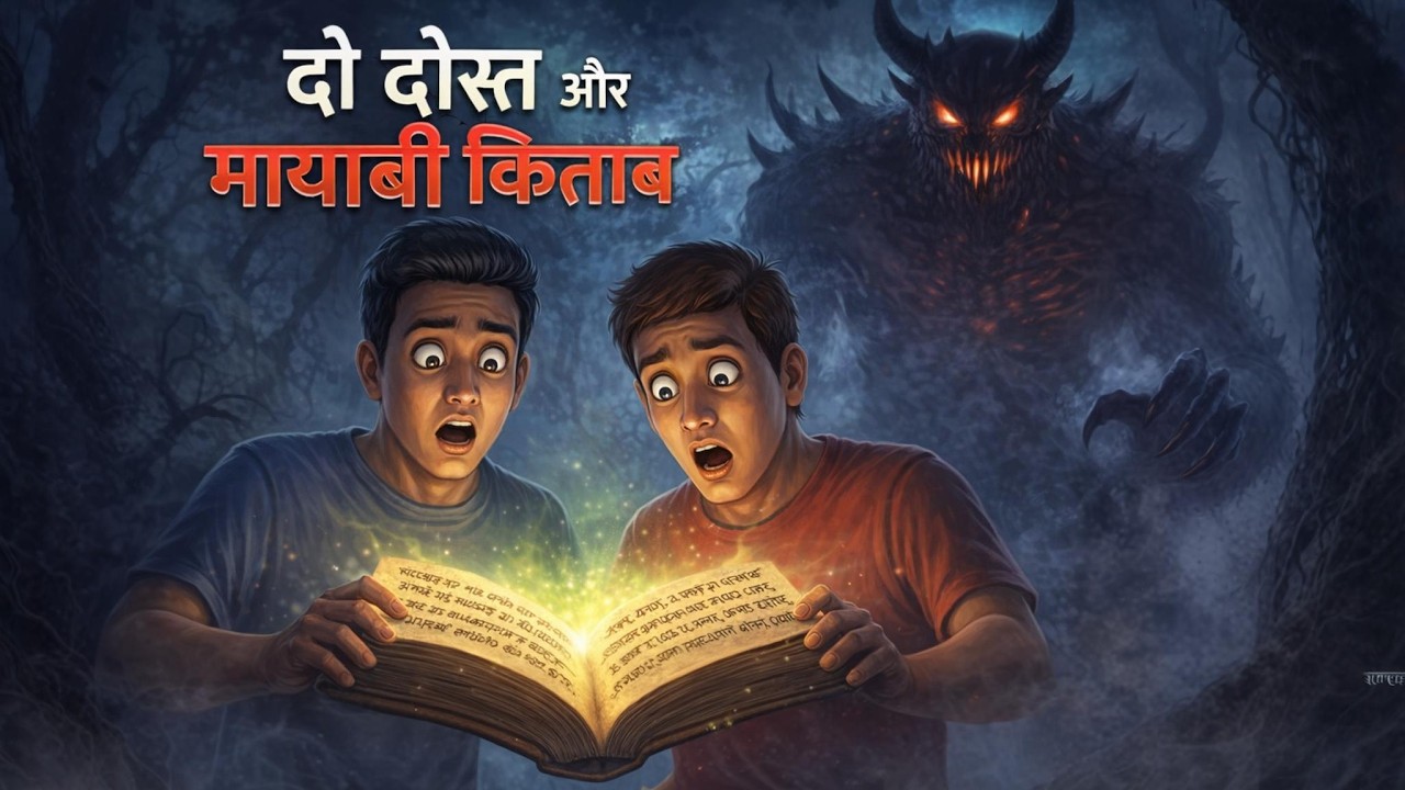दो दोस्त और मायावी किताब |Hindi Kahani | Moral Stories | Hindi Cartoon | Hindi Story | Kahaniya