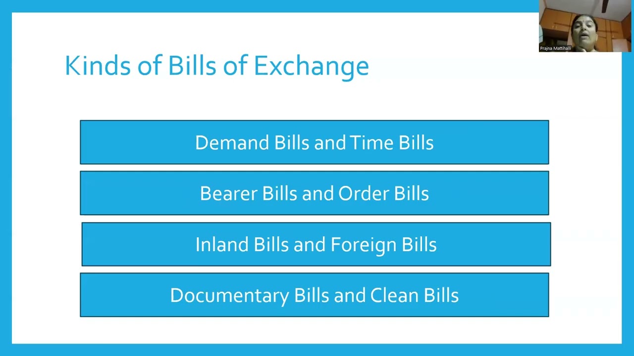 Bills of Exchange