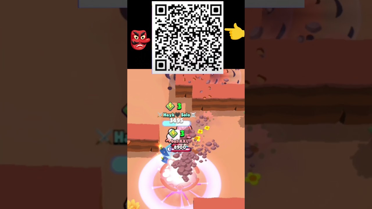 Free pin QR Code #brawlstars #gaming #games