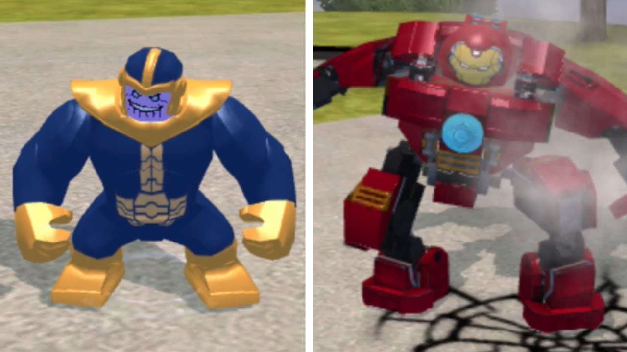LEGO Marvel’s Avengers (Vita/3DS) Thanos & Hulkbuster Gameplay