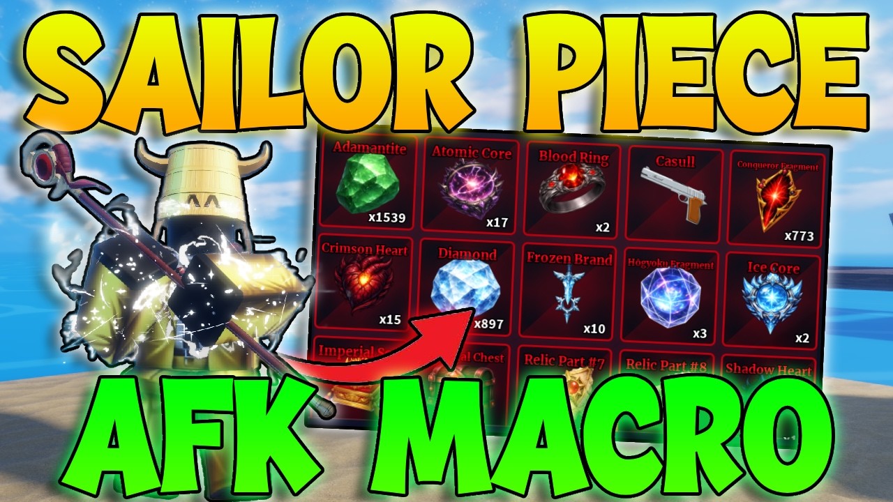 The BEST AFK Sailor Piece Macro - How To AFK In Sailor Piece! (Sailor Piece Macro)