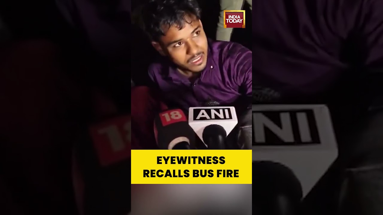 &lsquo;All Seats Were Full&rsquo;: Eyewitness on Mathura Bus Fire Accident | #Watch