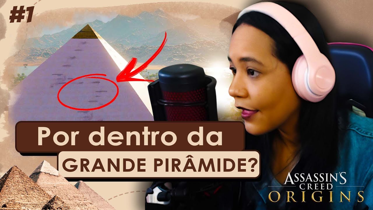 Explorando a Grande Pirâmide em Assassin's Creed Origins - Passeio Virtual Incrível!
