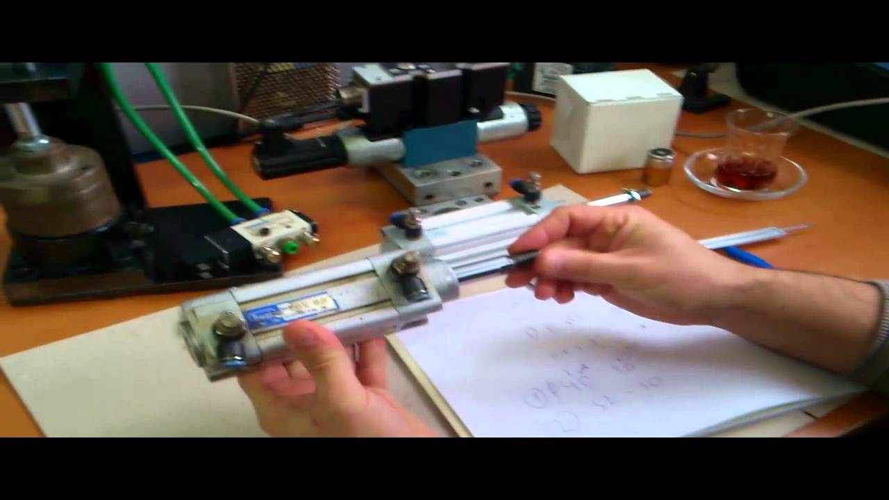 Hidrolik ve Pnömatik Sistemlerde Silindir Seçimi (Cylinder Selecion Pneumatic Systems) piston