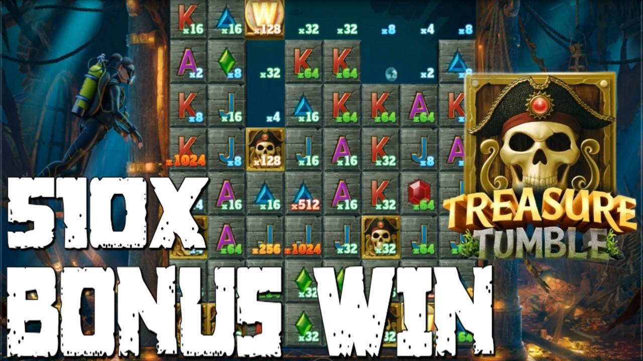 Treasure Tumble  - 510x - Bonus Win