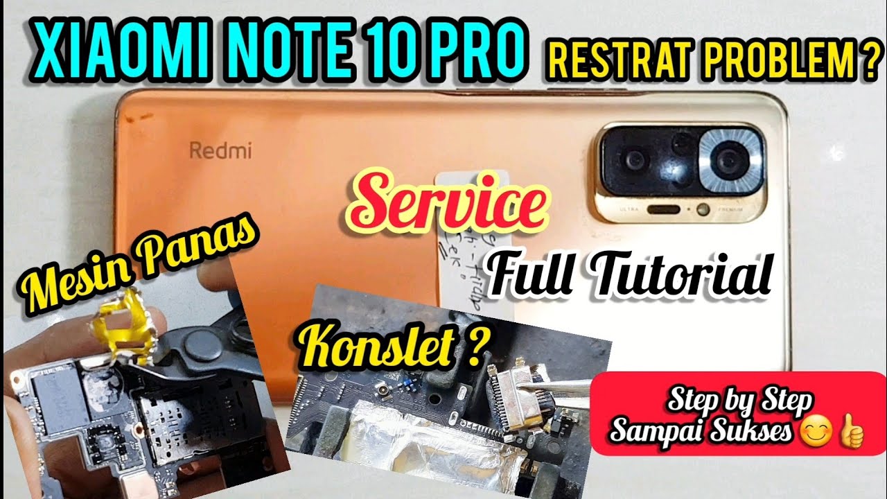 XIAOMI NOTE 10 PRO RESTRAT TERUS ? NYALA MATI ? MESIN PANAS EFEX KEMASUKAN CAIRAN ?