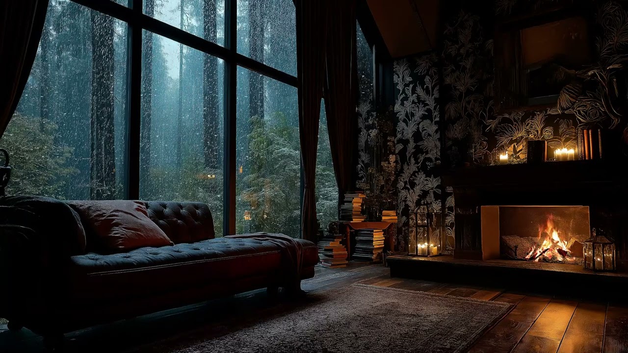 Gentle Rain in the Forest (3H) 🌲 Deep Sleep & Stress Relief