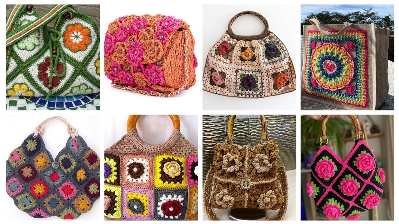 300+attractive Top crochet hand bags Designs ideas for everyone