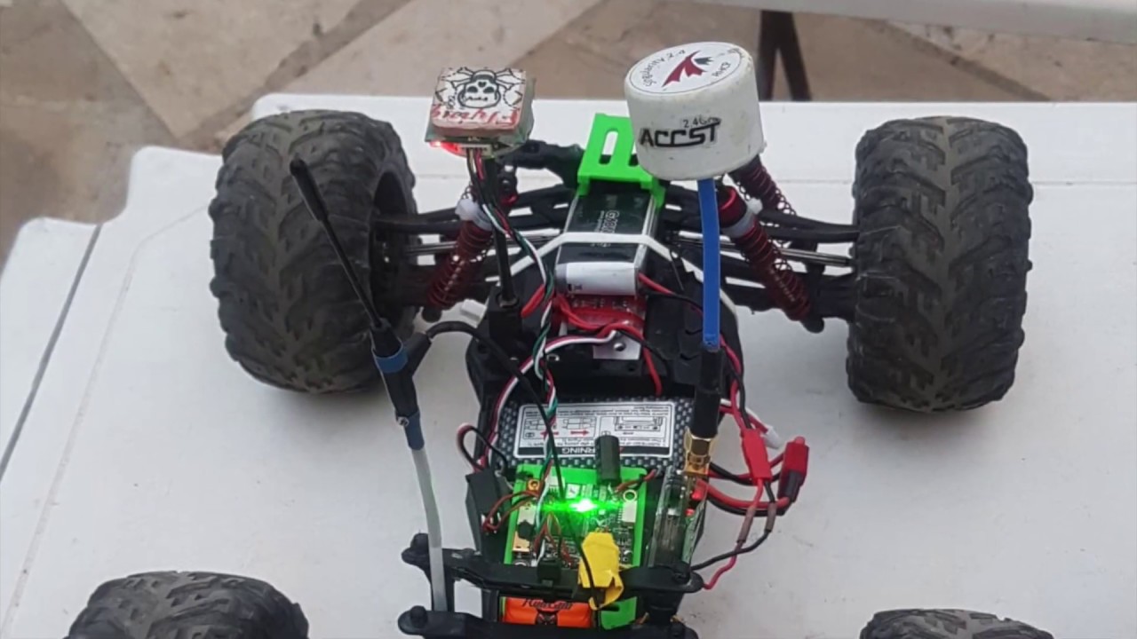 first test rover rc car gps osd telemetry