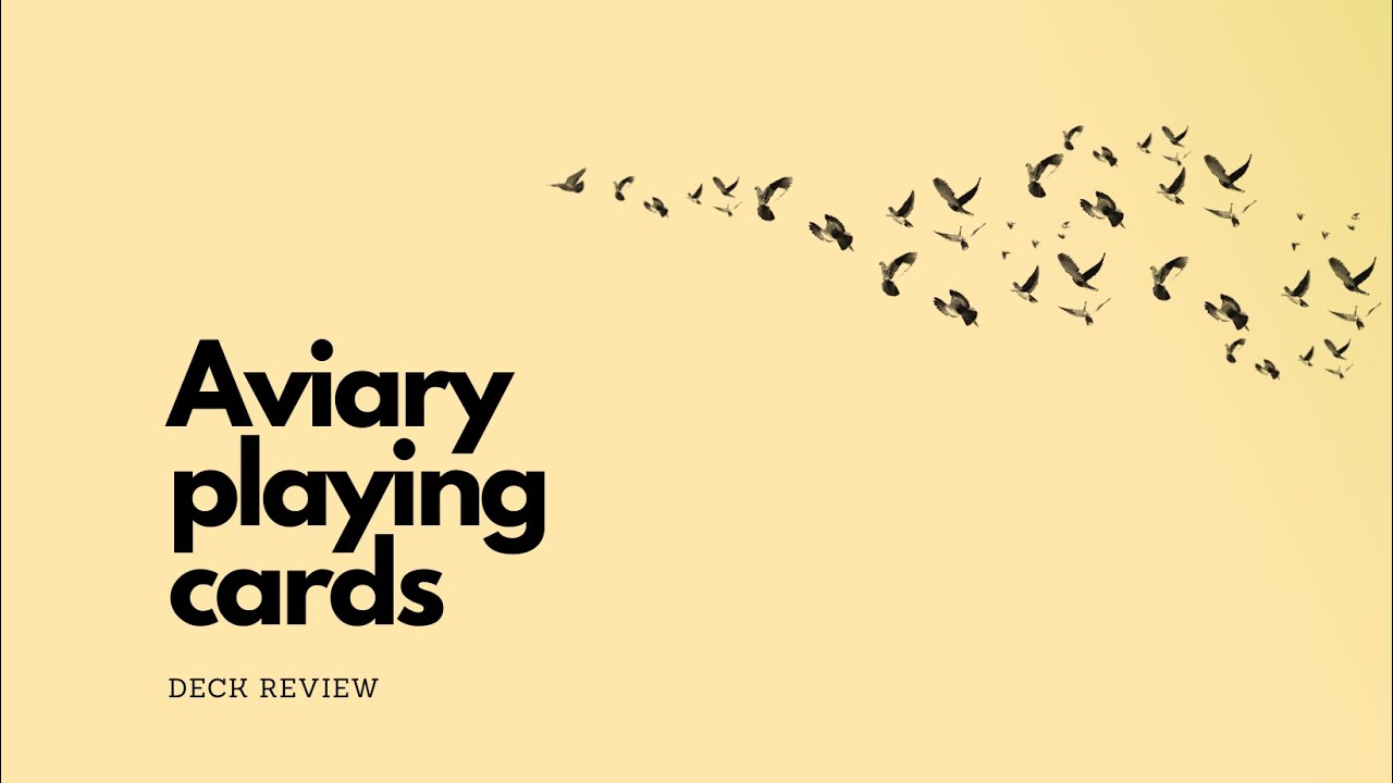 AVIARY PLAYING CARDS | ОБЗОР