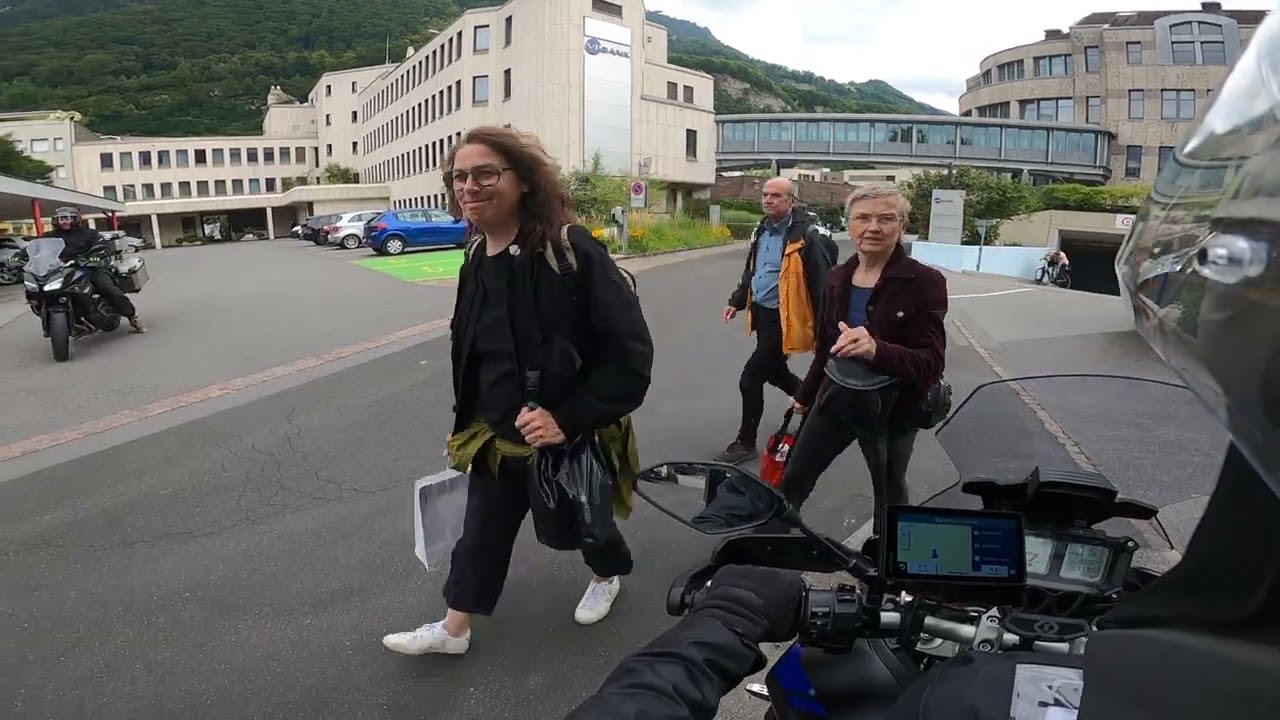 Vaduz: E' difficile trovare parcheggi gratuiti. #moto
