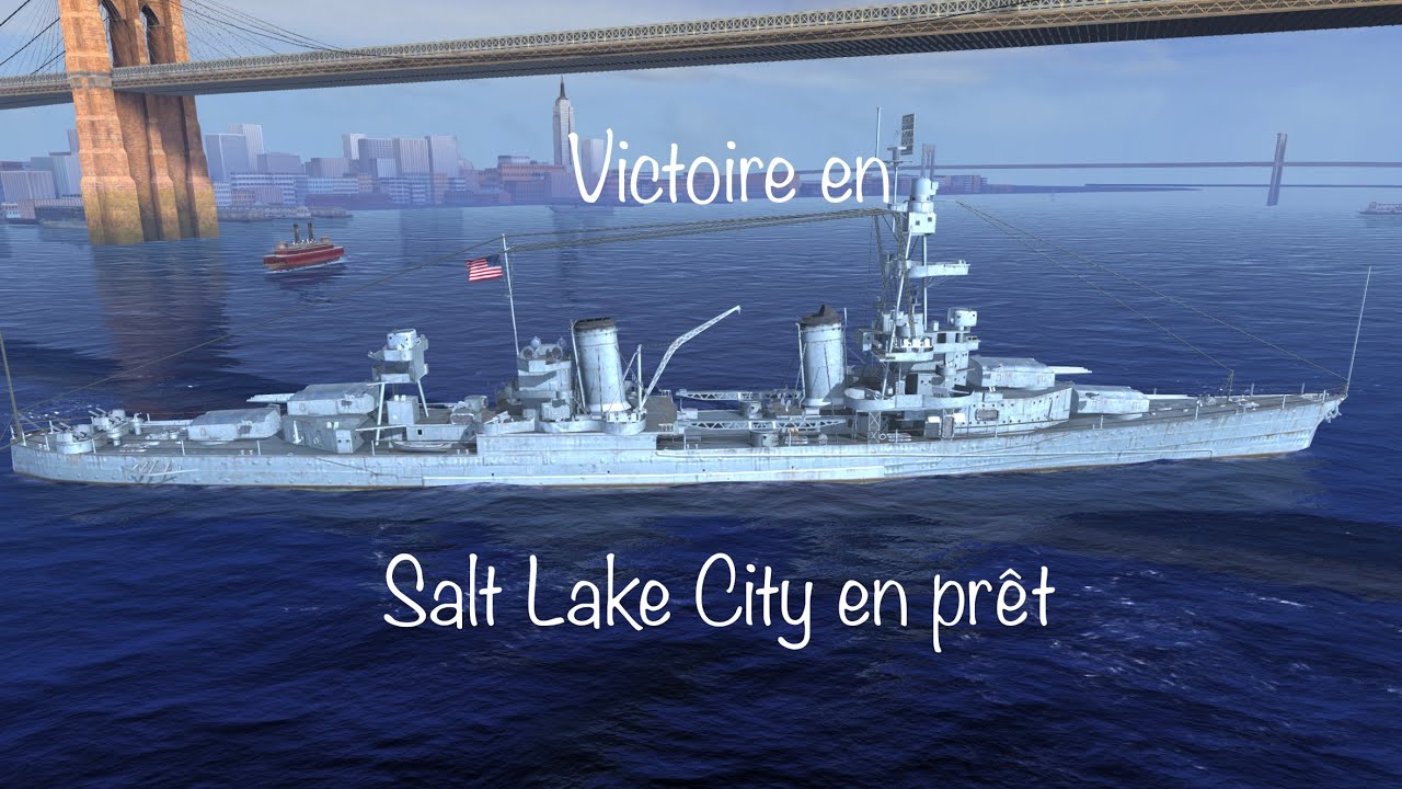 WoW  Blitz - Blitz Pass 12/25 - Victoire en Salt Lake City en prêt - Croiseur américain Premium - T7
