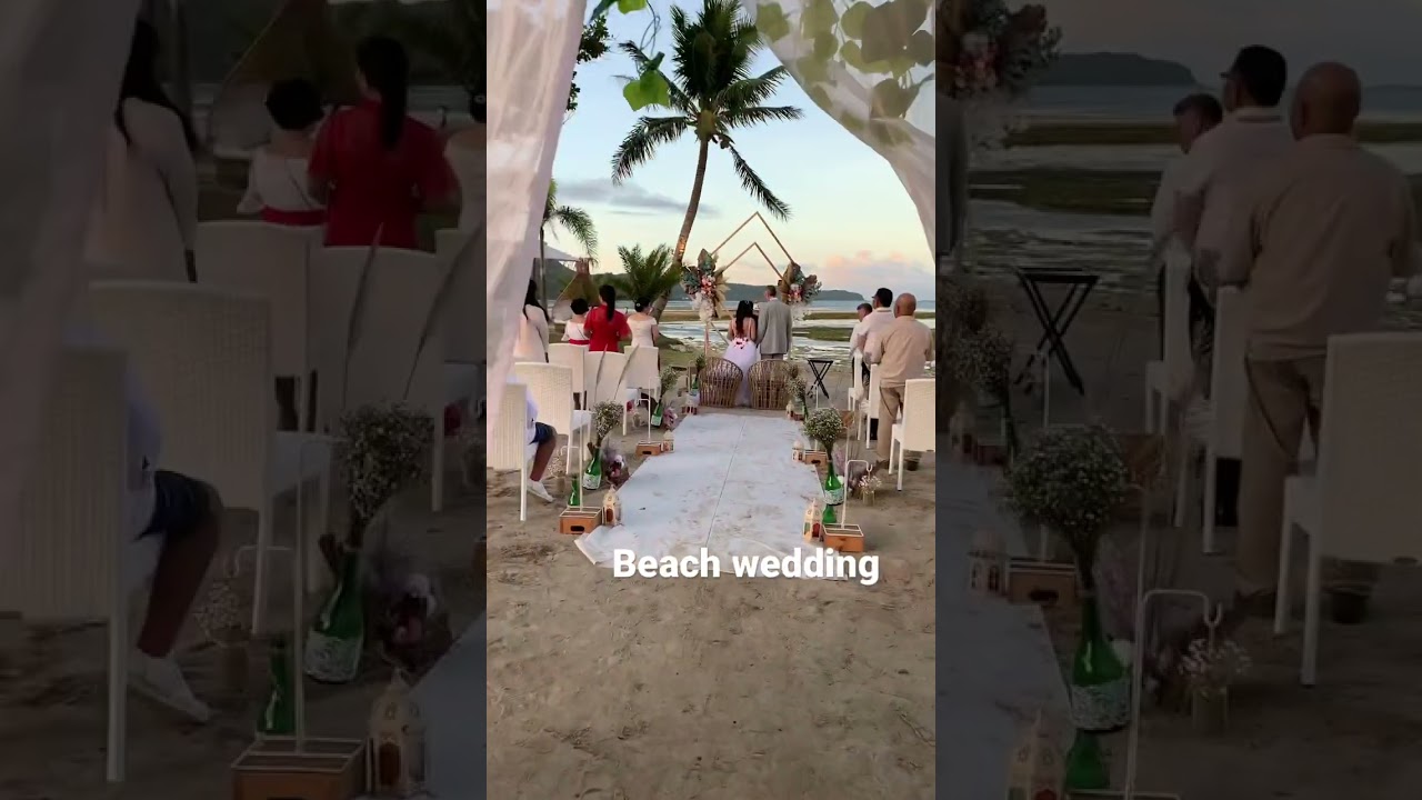 Beach wedding at Recidencia Del Hamor Beachfront