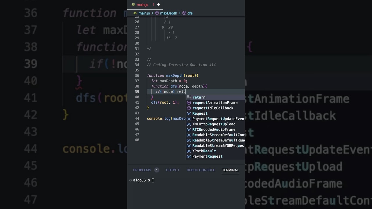 Difficult Apple Coding Interview Question - JavaScript