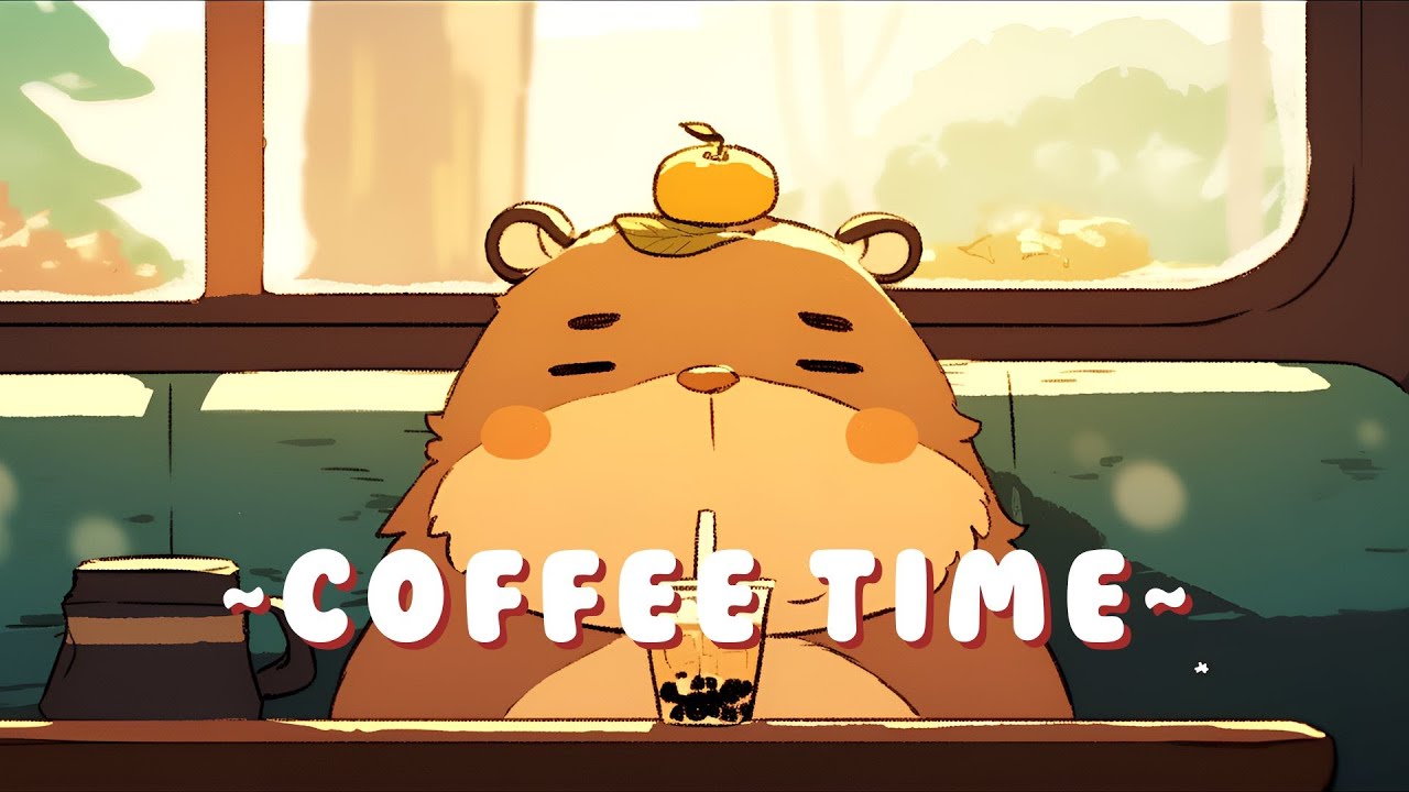 Capybara Lofi Music Station | Cozy Japanese Lofi Mix 📚 🎵 | High Quality
