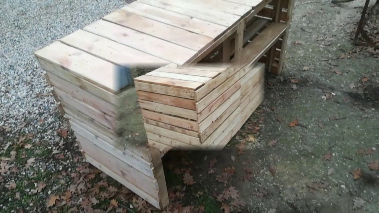 Mobile di Legno Riciclato di Pallet.