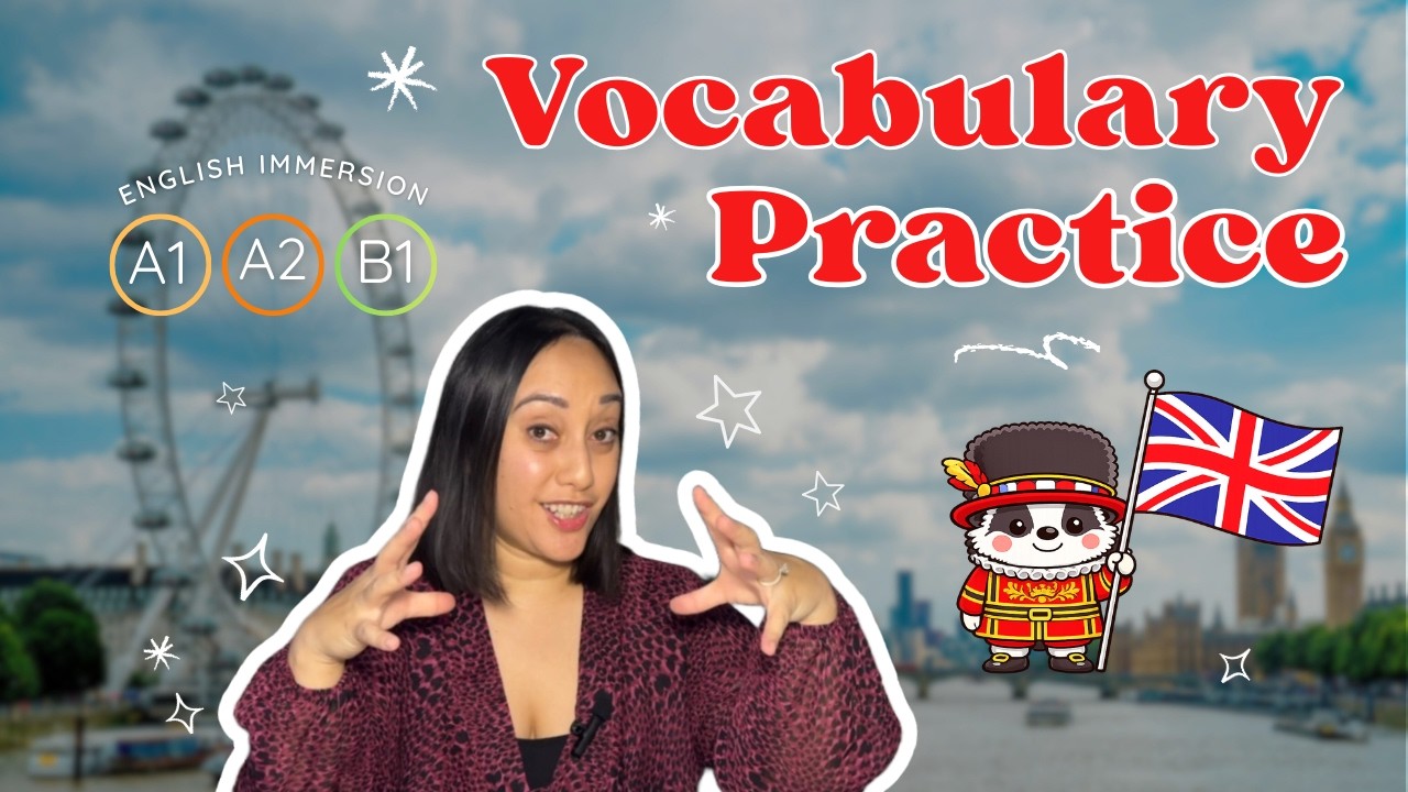 British English Listening Practice | Learn English Vocabulary Words (ESL)