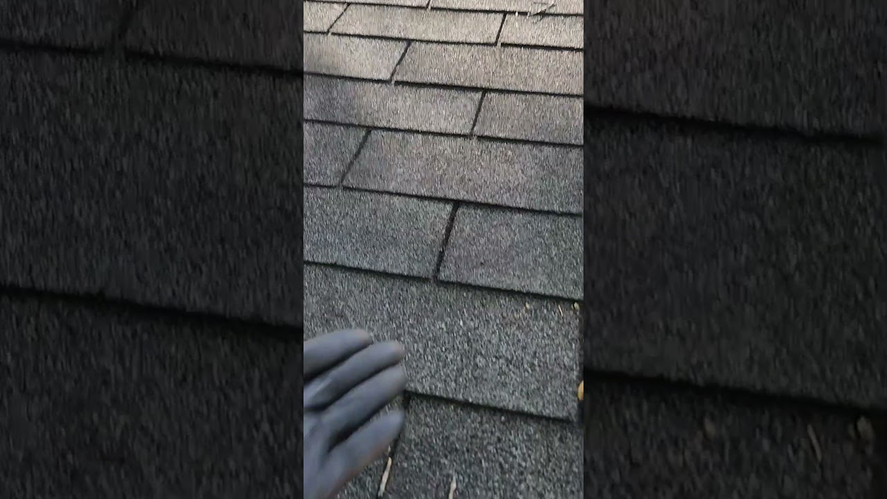 Roof Shingles need replacing. #wind #roof #Shingles #integrityairatl #milliondollarinspector #tiktok
