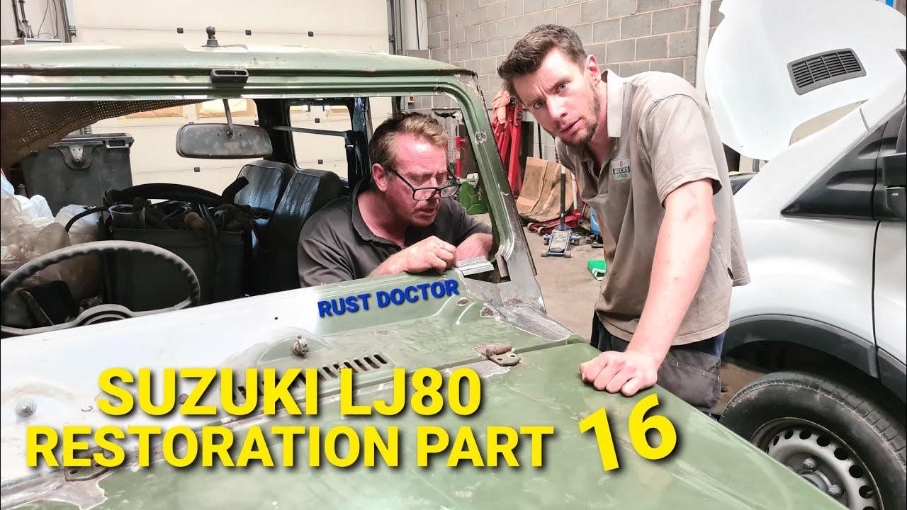 Suzuki LJ80 Restoration Part 16 - Refabricating Windscreen Surround
