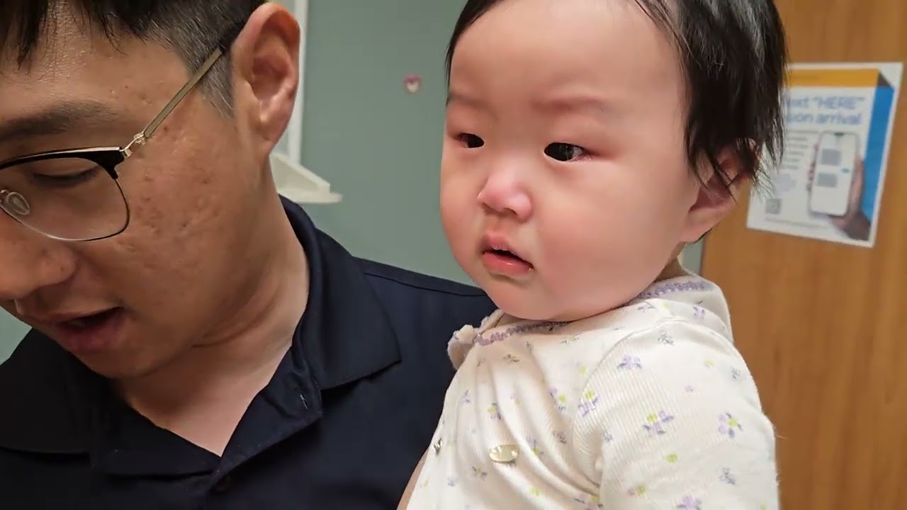 오늘은 한방이라고?! 어리둥절 또윤 👶🤍 9개월 검진, 030226