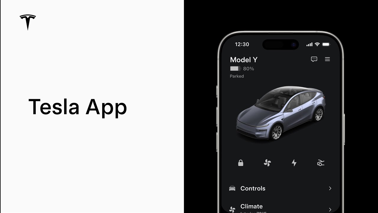 Aplikacja Tesla