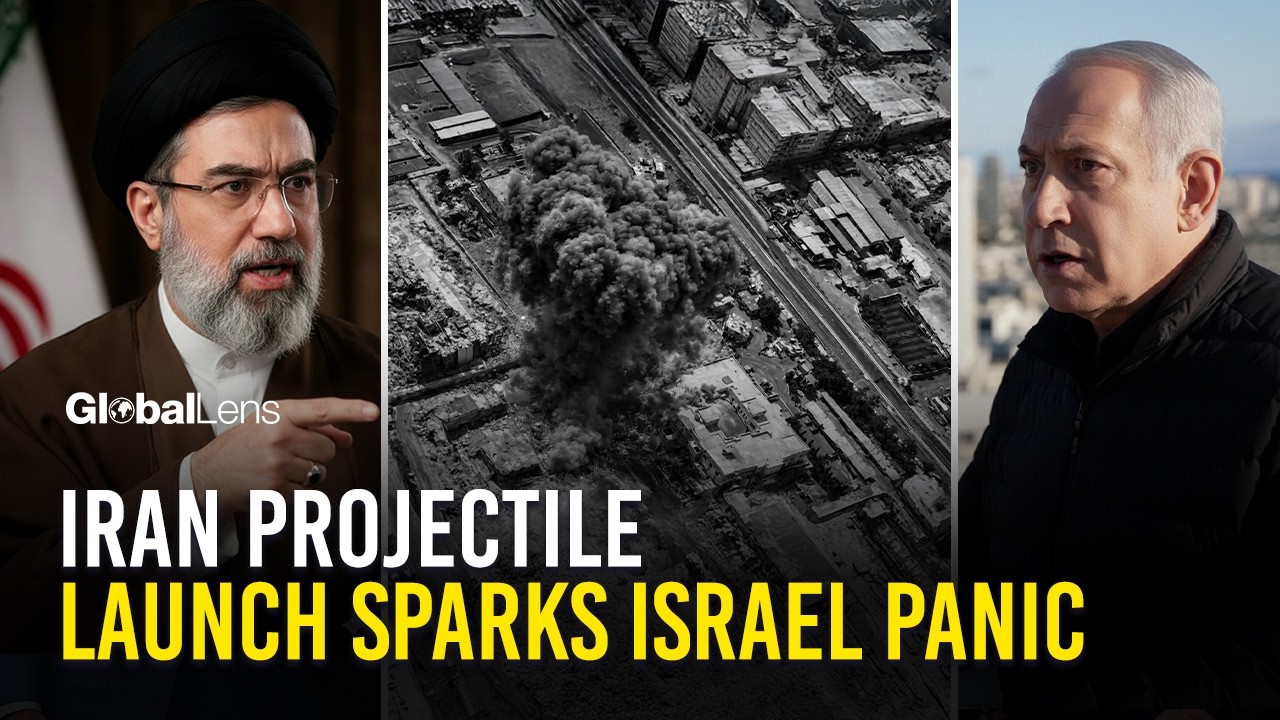 Iran’s First Projectile Launch Toward Israel After Mojtaba Khamenei Takes Power; Panic