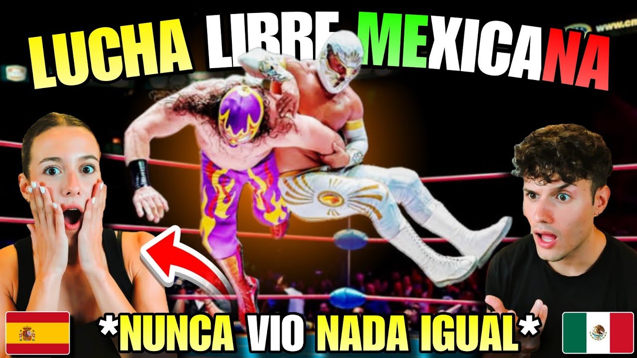 ESPAÑOLA REACCIONA a LA LUCHA LIBRE MEXICANA por PRIMERA VEZ 🇲🇽😱 *NO ESPERABA ESTO*