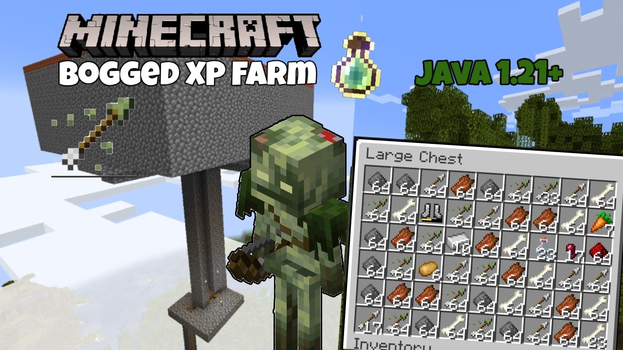 EASY ARROW OF POISON XP  Farm JAVA 1.21+
