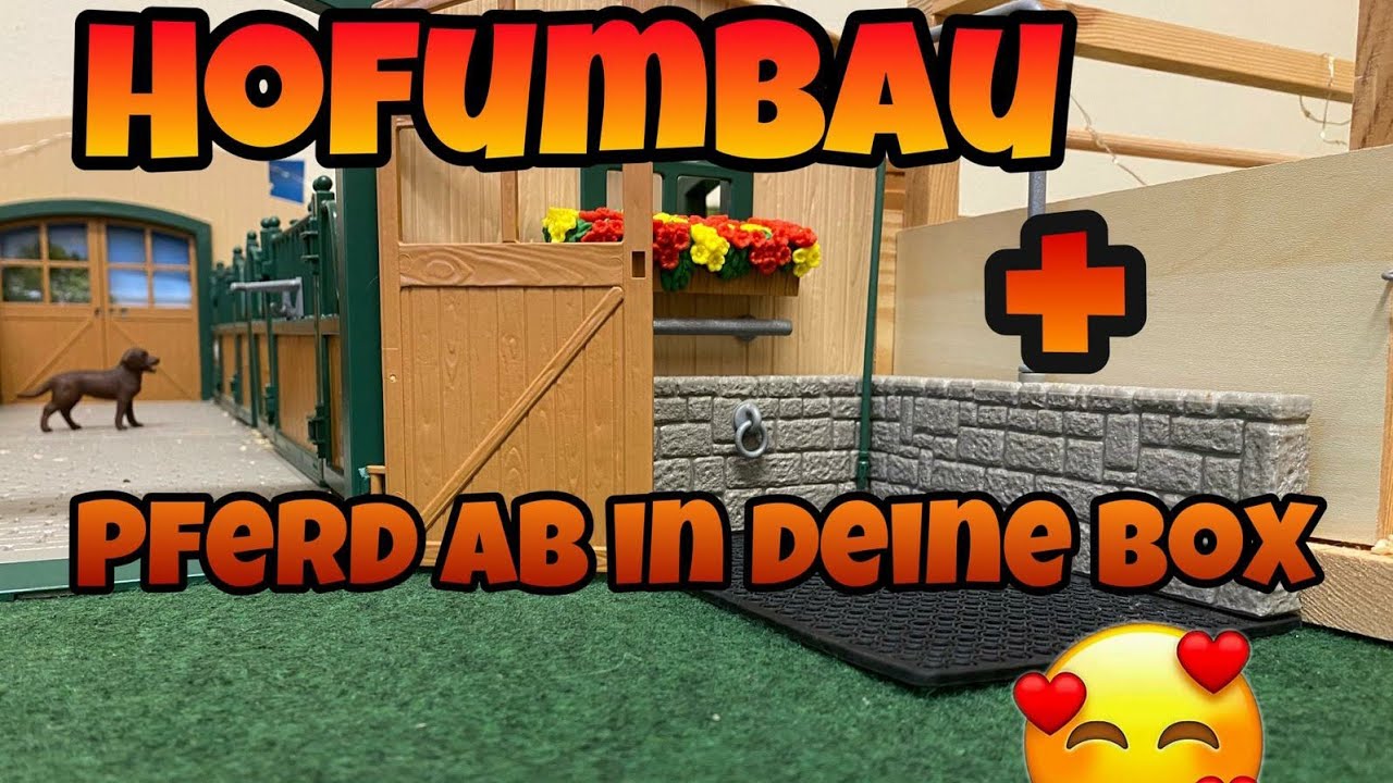 SCHLEICH HOFUMBAU+ PFERD AB IN DEINE BOX BEI JOSY#LOVE😍😱| Horsegirl