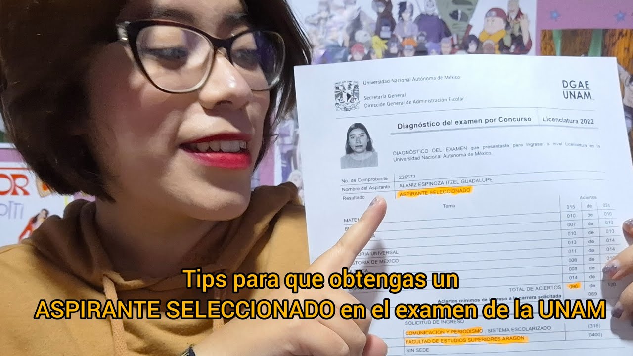 Mi método de estudio para ser ASPIRANTE SELECCIONADO en el examen UNAM
