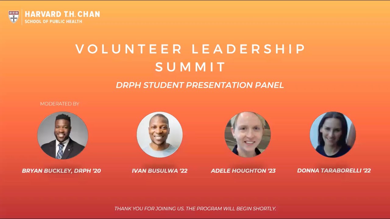 DRPH Student Presentation Panel