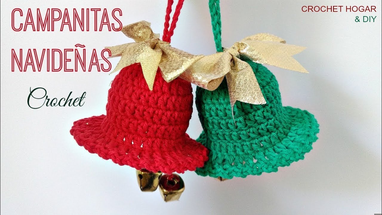 Campanas crochet para navidad ❗