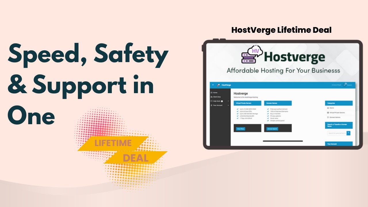 HostVerge Lifetime Deal - One-Stop Web-Hosting Solution 2026