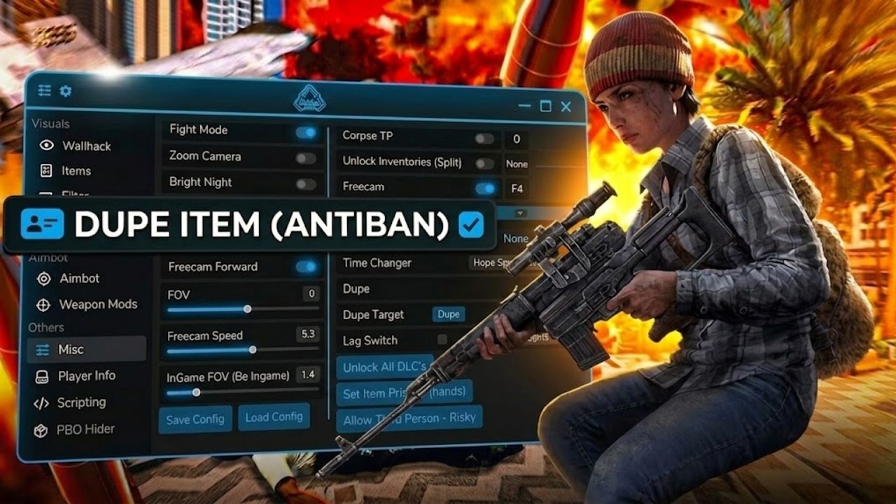 NOVO HACK COM DUPE ITEM ANTI-BAN NO DAYZ!!!!