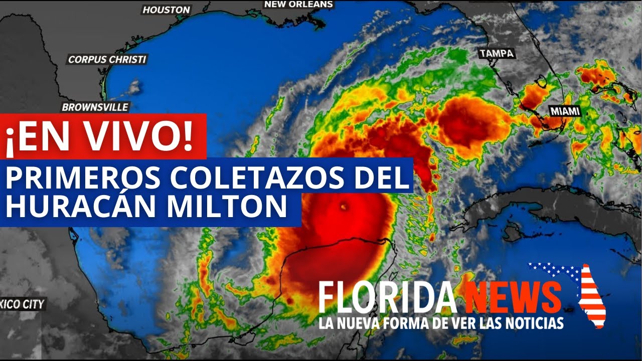 En Vivo: Huracán Milton toca Tierra 🌪️