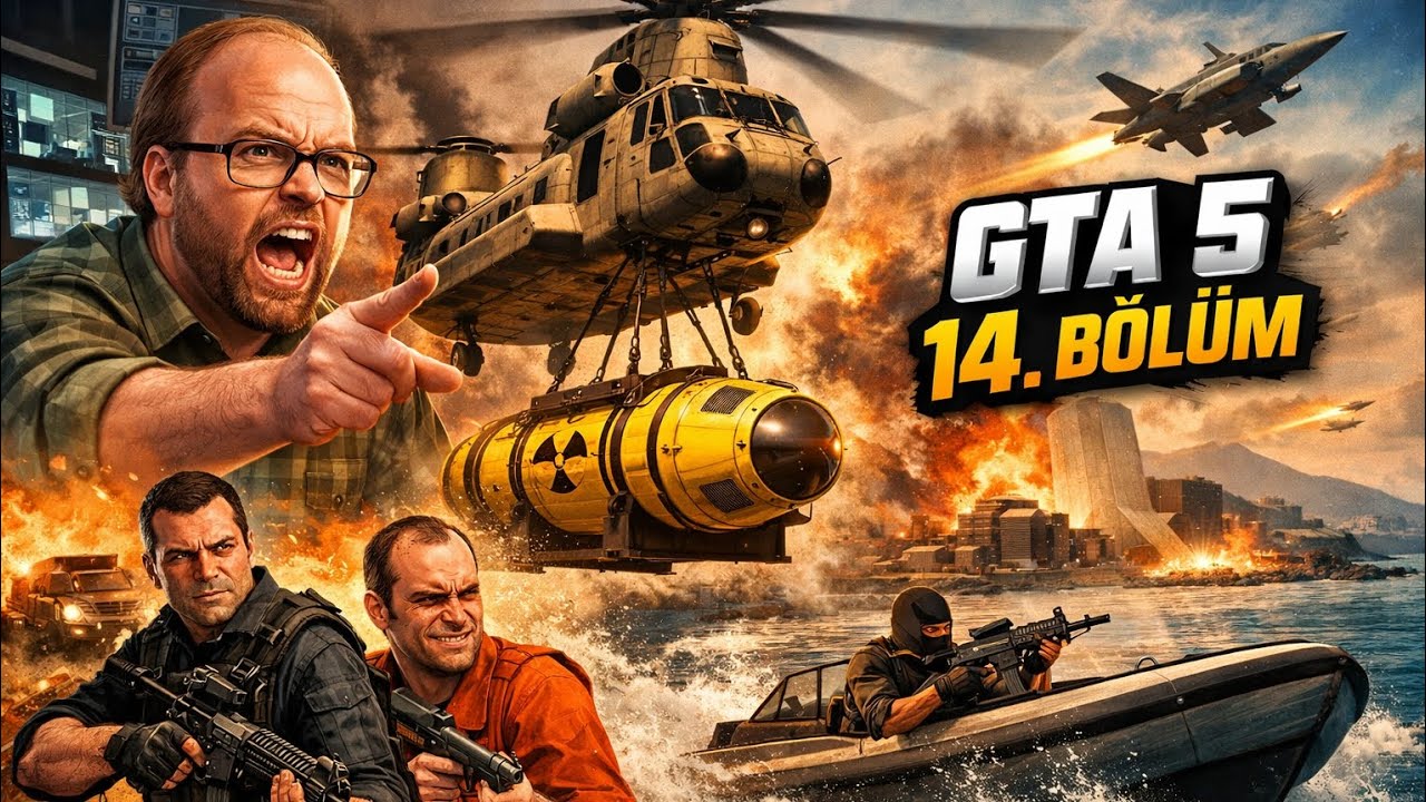 DEVLETİN NÜKLEER BOMBASINI ÇALDIK!! GTA 5