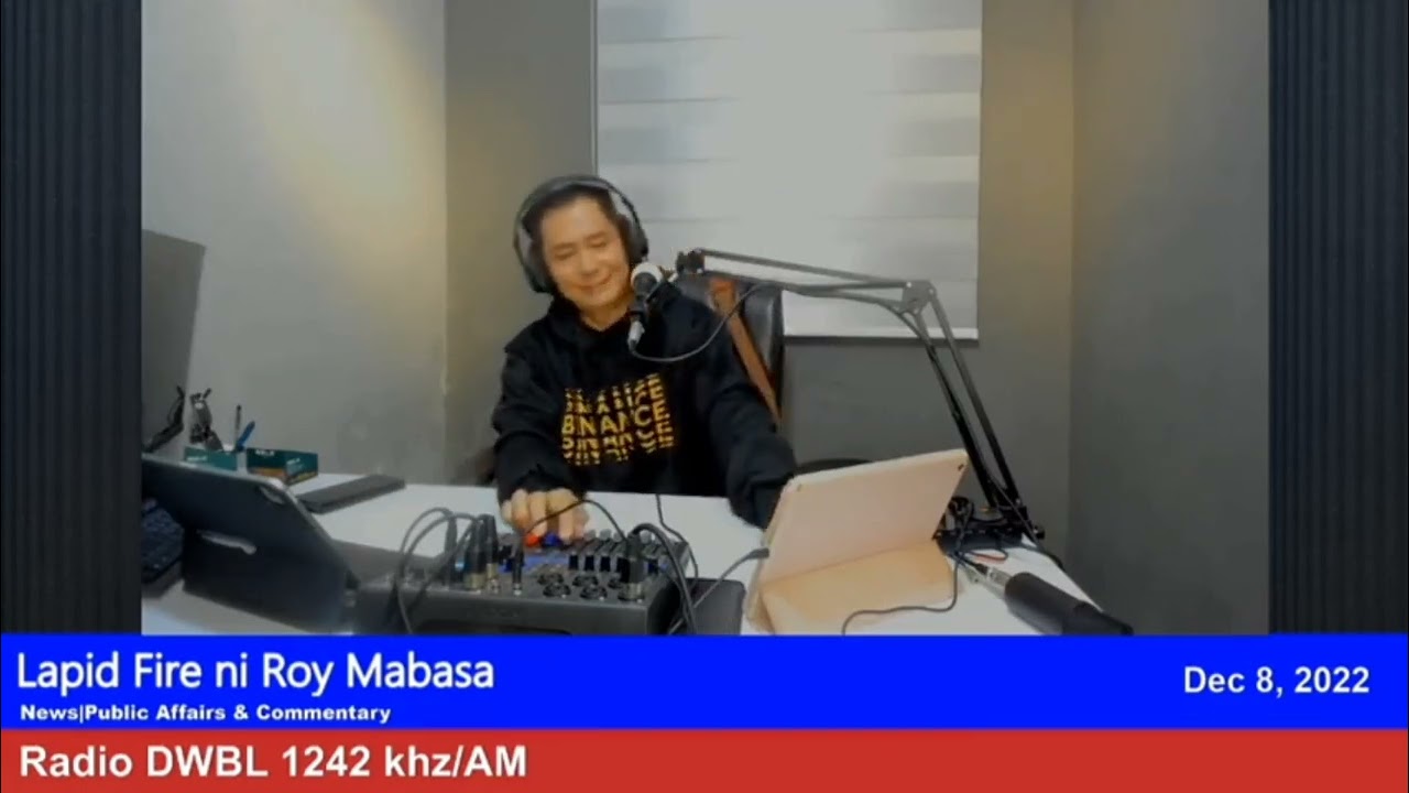 Lapid Fire ni Roy Mabasa (First Part) Dec 8, 2022