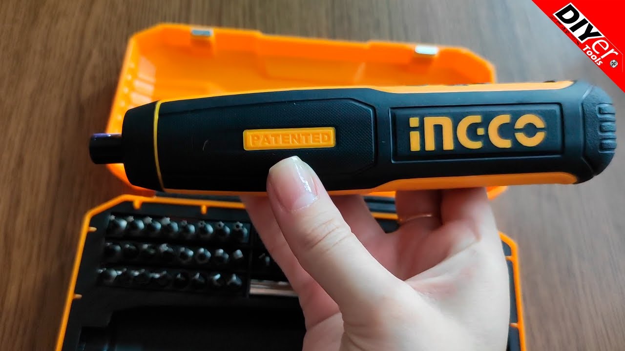 INGCO CSDLI0403 Li-Ion Cordless Screwdriver 4V | UNBOXING @diyertools
