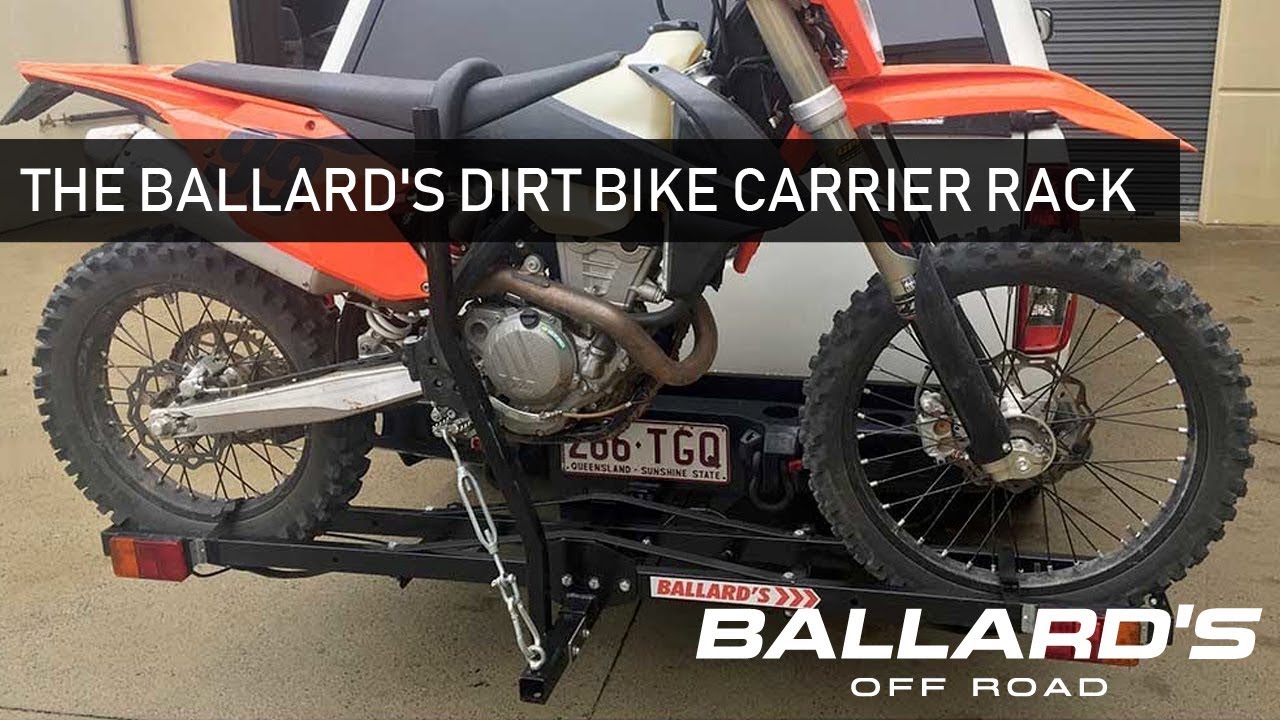 The Ballard's Dirt Bike Carrier Rack with GB | MXstore.com.au