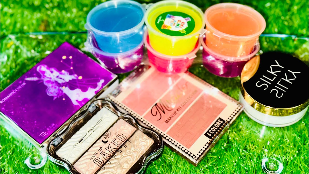 Crush Makeup asmr satisfying video | makeup baked powder, base,slim, etc. | @BeautyBurstStudio 