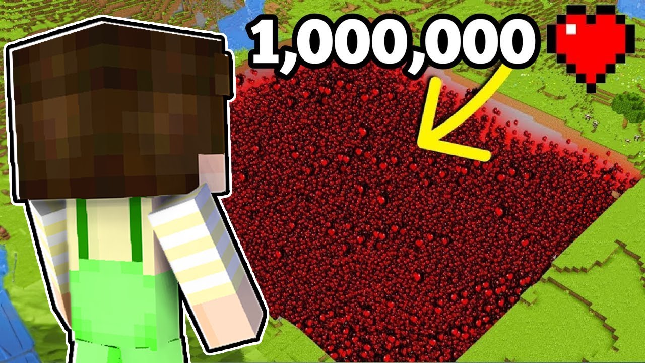 Bạn Sẽ Làm Nếu Sở Hữu 1 TRIỆU TRÁI TIM Trong Minecraft
