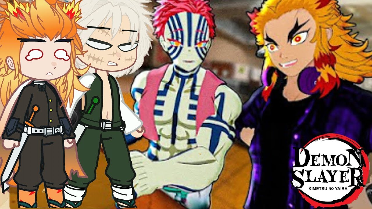 ||Hashiras reagindo a COZINHANDO COM RENGOKU E AKAZA|| [MEME VR] \\🇧🇷//