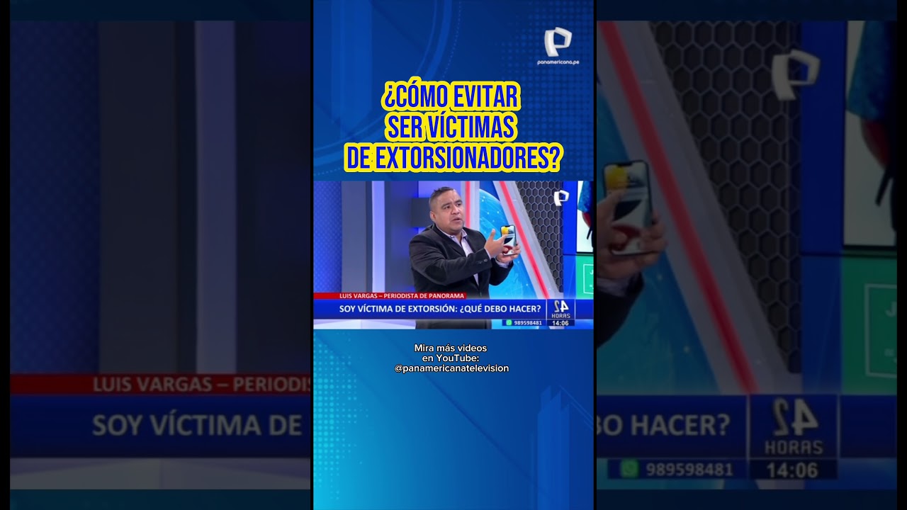 &iquest;C&oacute;mo evitar ser v&iacute;ctimas de extorsionadores? #shorts