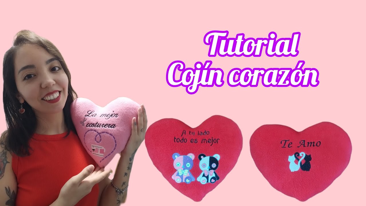 Tutorial cojín corazón ❤️